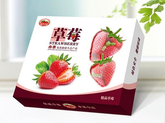 草莓纸箱印刷