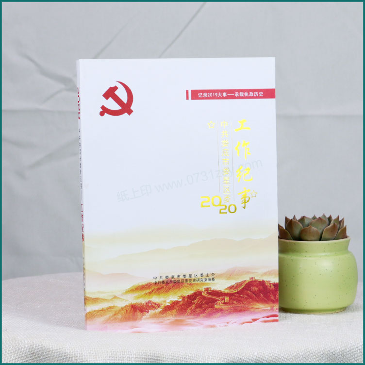 娄底市娄星区委2020工作纪事印刷